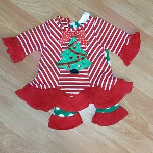 Baby girl christmas outfit ⛄🎄